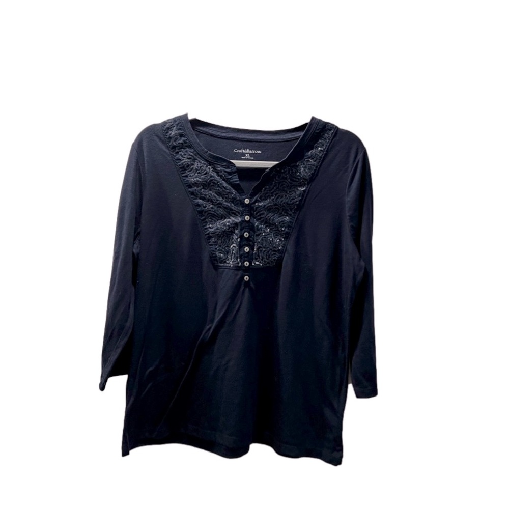 Croft & Barrow|3/4 Length Sleeve Tee|Size XL